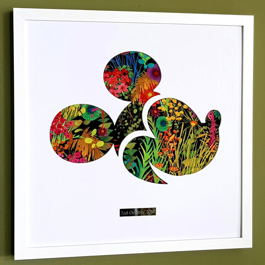 Liberty Mickey Mouse Framed Wall Art FREE UK Delivery