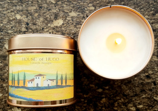 House of Hugo Luxury Soy Tinned Candle    FREE UK Delivery