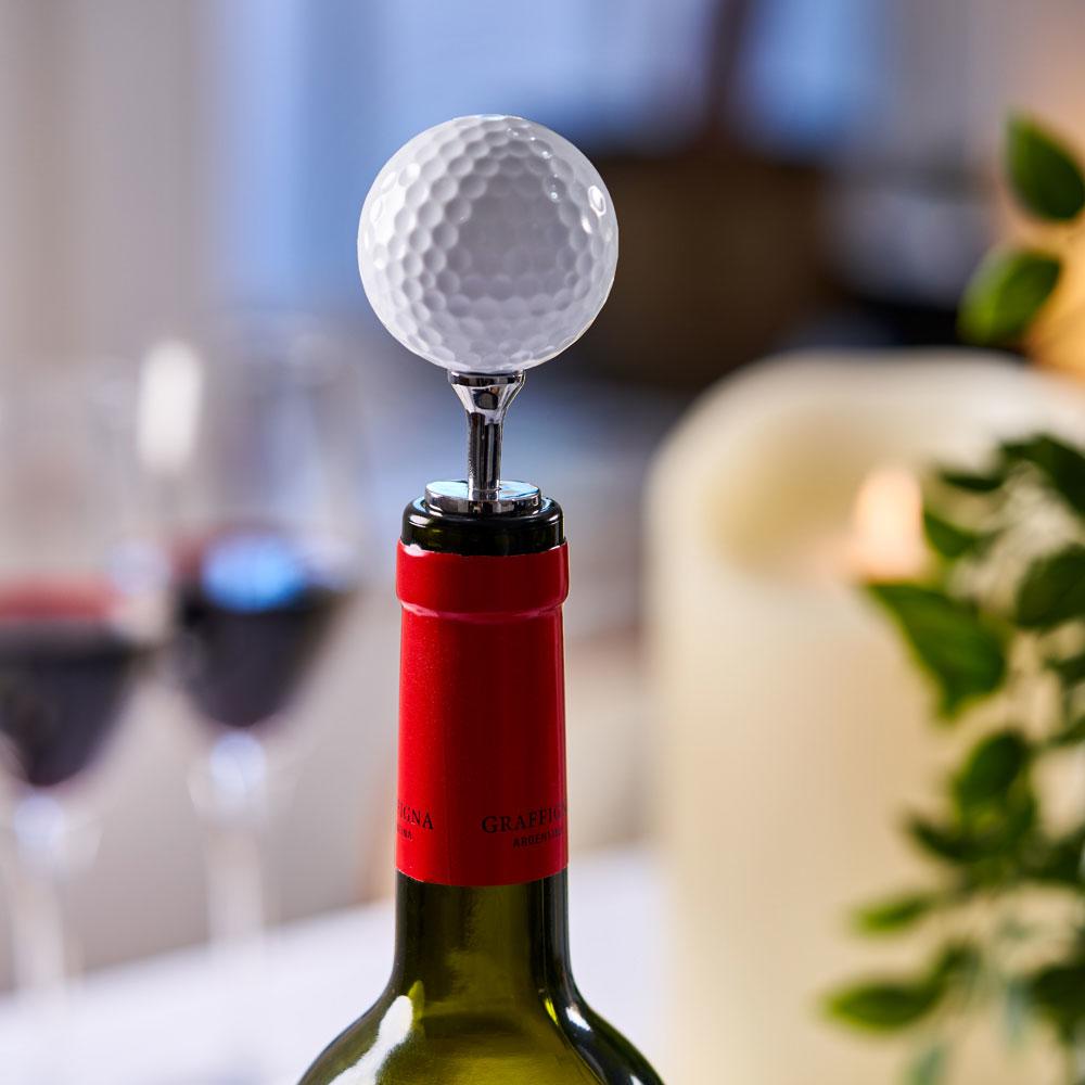 Golf Ball Wine Stopper      FREE UK Delivery