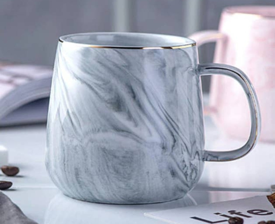 Marble Gold Inlay Mug    FREE UK Delivery