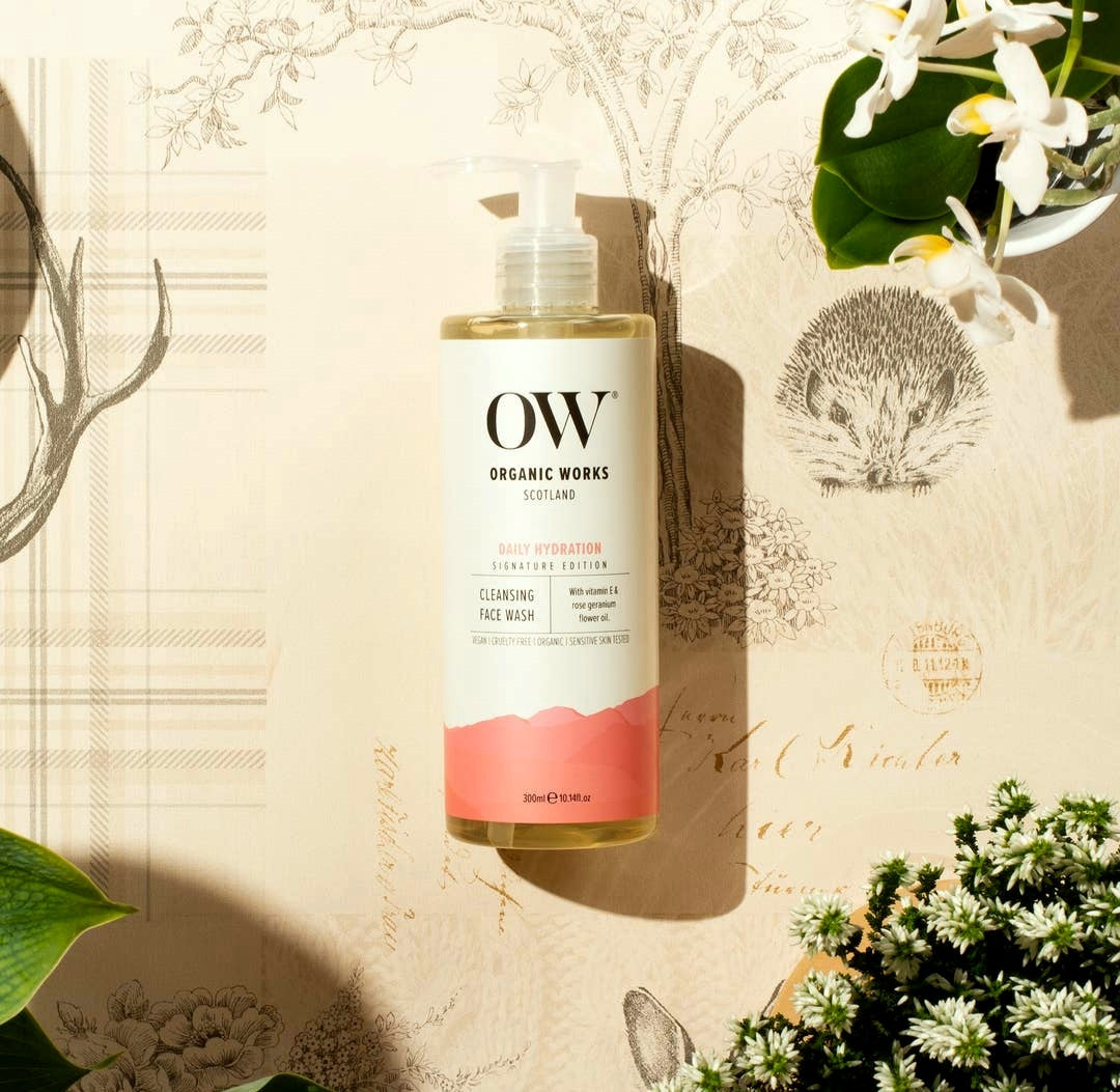 Organic Works Cleansing Face Wash 300ml FREE UK DELIVERY