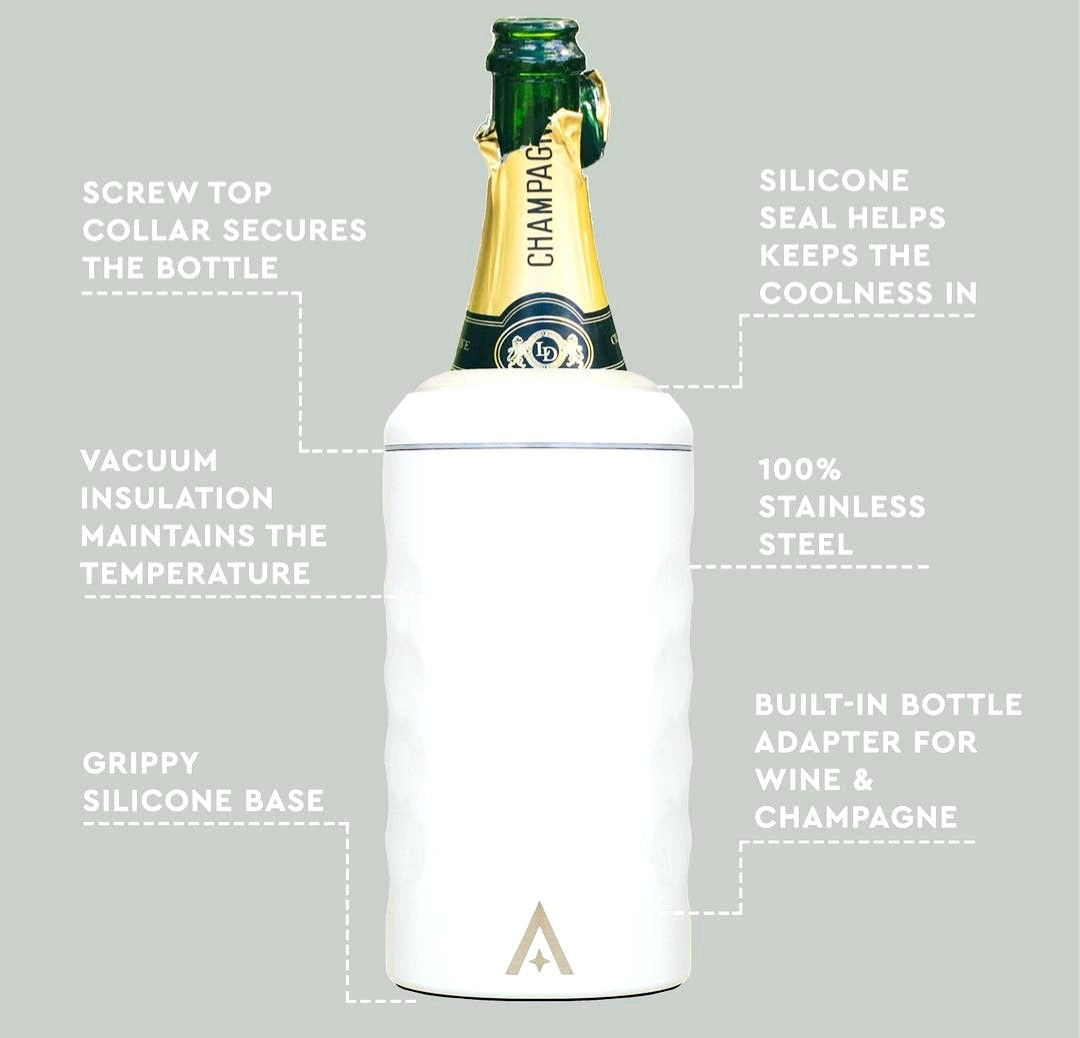 Uberstar-Wine and Champagne cooler with lid-FREE UK Delivery