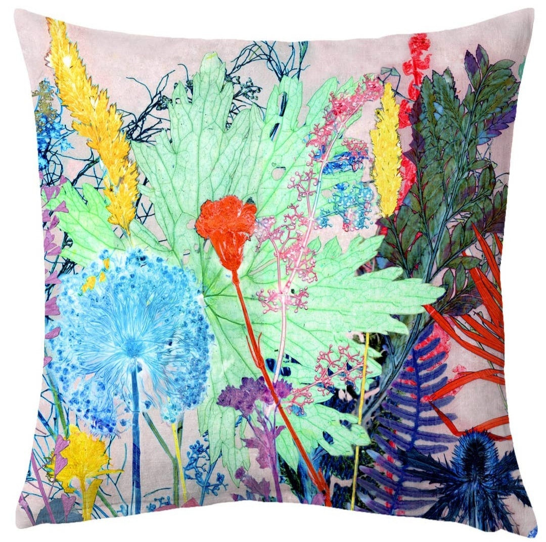 Neverland/Floral Print Cushion by Gillian Arnold FREE UK Delivery