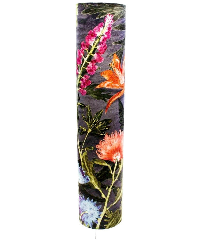 Tall Standing Floor Lamp - Midnight Bloom by Gillian Arnold  FREE UK Delivery