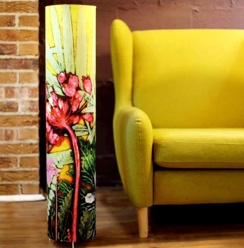 Tall Standing Floor Lamp - Tropical Paradise  by Gillian Arnold  FREE UK Delivery