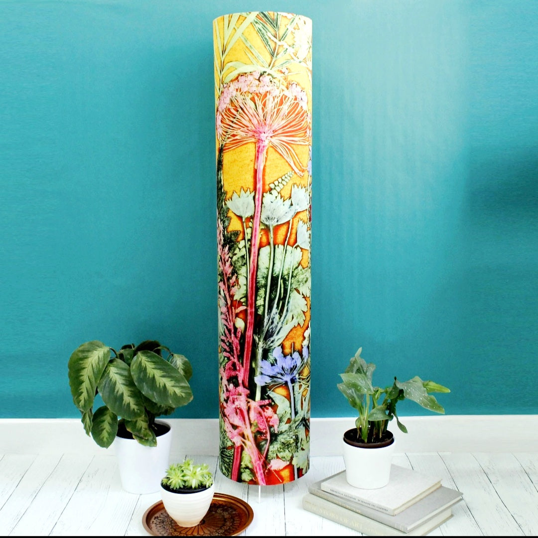 Tall Standing Floor Lamp - Tropical Sunshine by Gillian Arnold  FREE UK Delivery