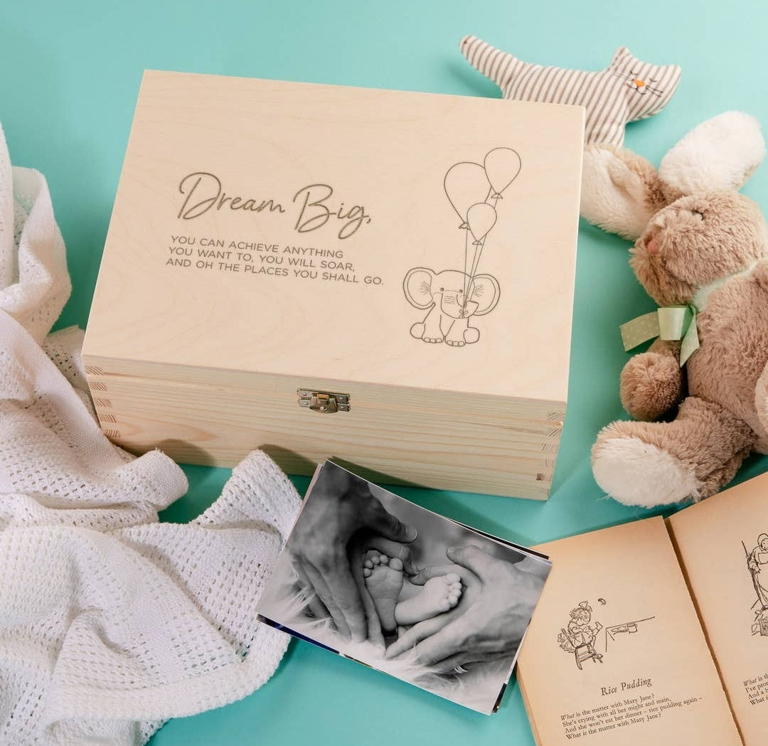 Baby Keepsake Gift Box Various inscriptions      FREE UK Delivery