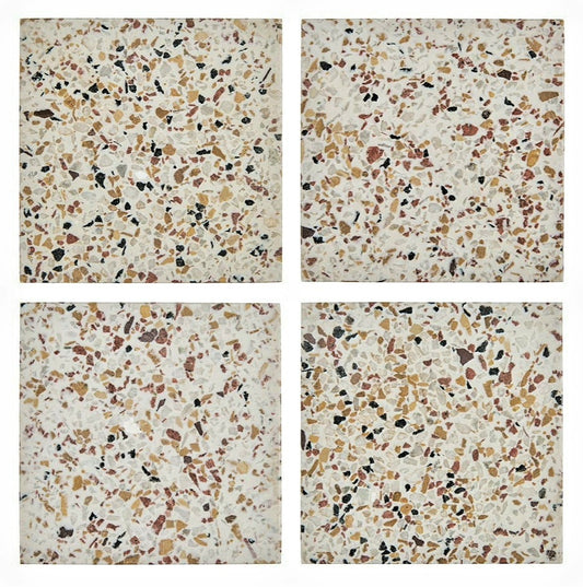 Set of 4 Terrazzo Square Coasters    FREE UK Delivery