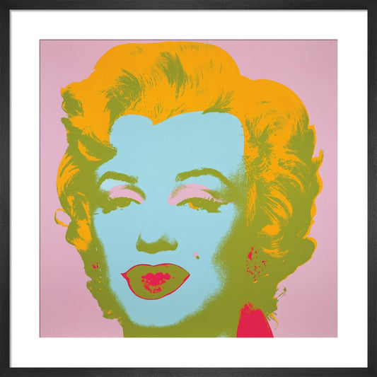 Andy Warhol Framed Licensed Wall Art Marilyn Monroe Pale Pink 1967 FREE UK Delivery