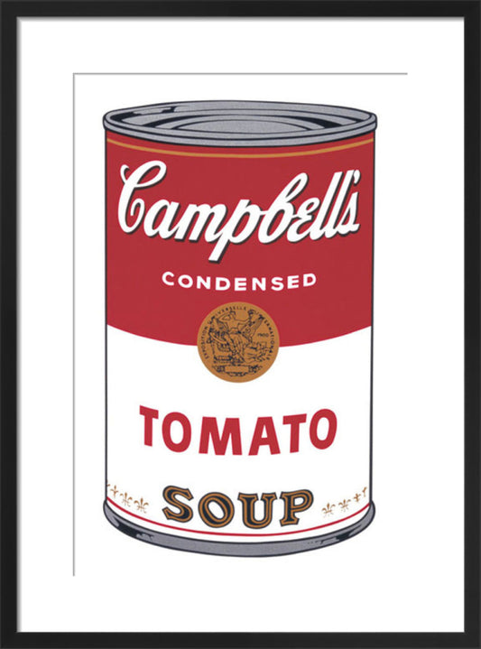 Andy Warhol Framed Licensed Wall Art Campbell Soup FREE UK Delivery