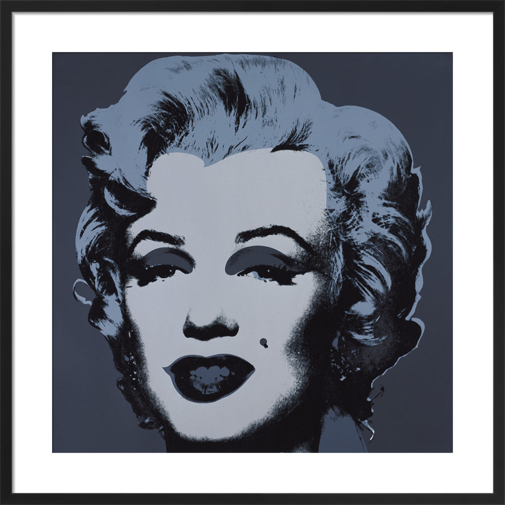 Andy Warhol Framed Licensed Wall Art Marilyn Monroe Black 1967 FREE UK Delivery