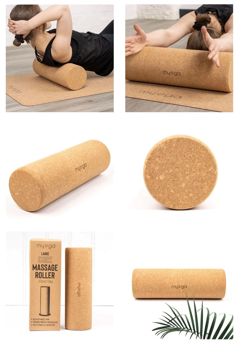 MYGA Cork Massage Roller    FREE UK Delivery