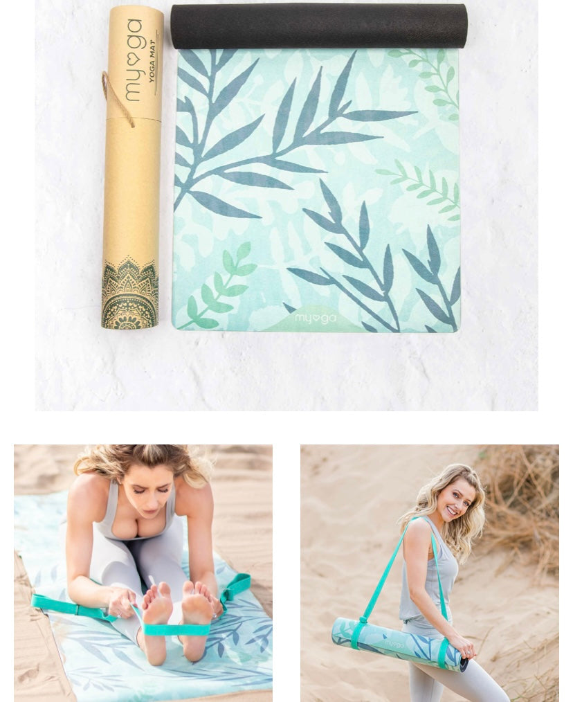 MYGA Luxury Vegan Suede Yoga Mat FREE UK Delivery