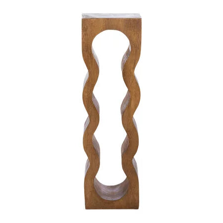 Tall Curve Wooden Wine Rack  ' FREE UK Delivery